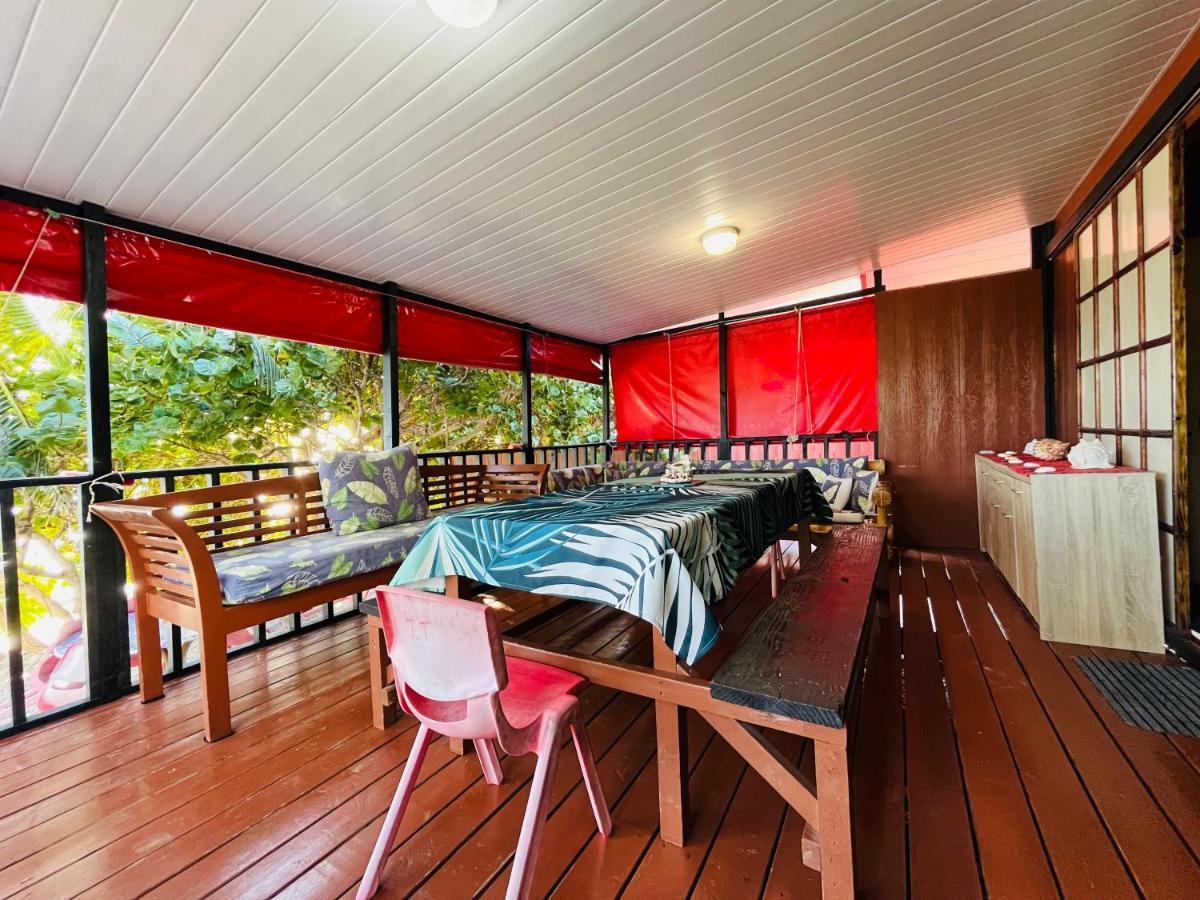 Moorea Temae Bungalow Lory Bord De Mer Экстерьер фото